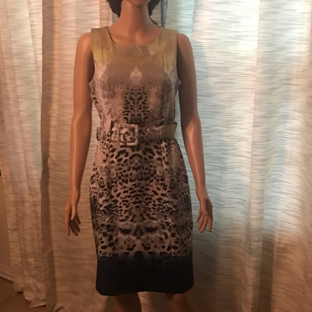 Animal print dress
